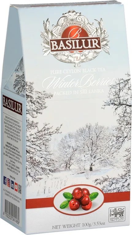 BASILUR Winter Berries Cranberries papier 100 g