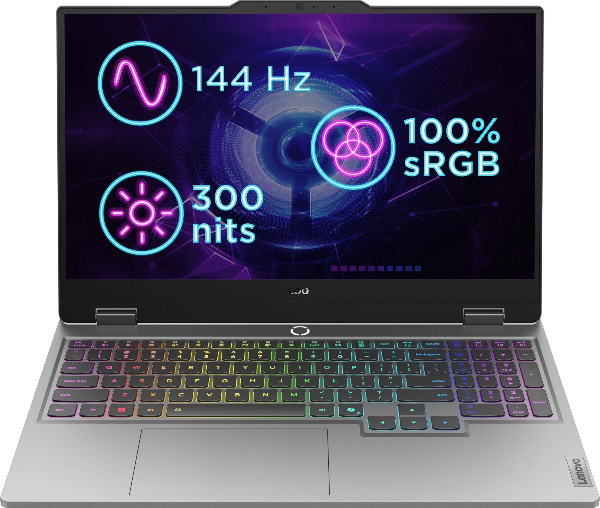 Lenovo LOQ 15AHP10 Luna Grey (bez adaptéra)