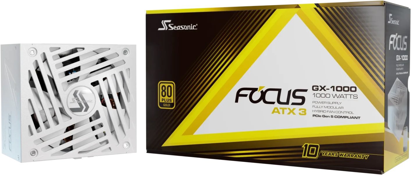 Seasonic Focus GX-1000 White ATX 3.1