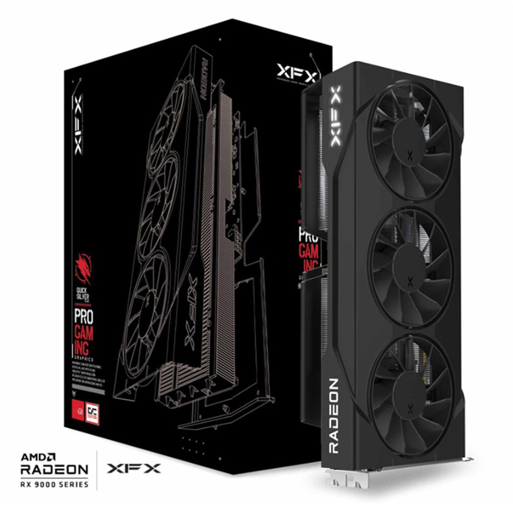 XFX Swift AMD Radeon RX 9060 XT OC 16G Triple Fan
