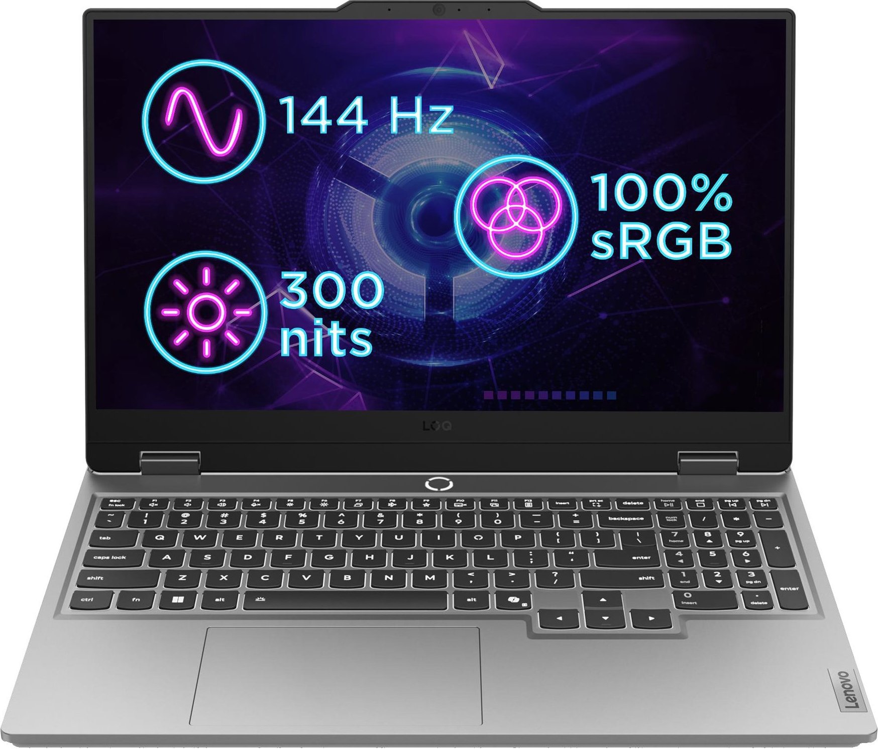 Lenovo LOQ 15IRX10 Luna Grey (bez adaptéra)