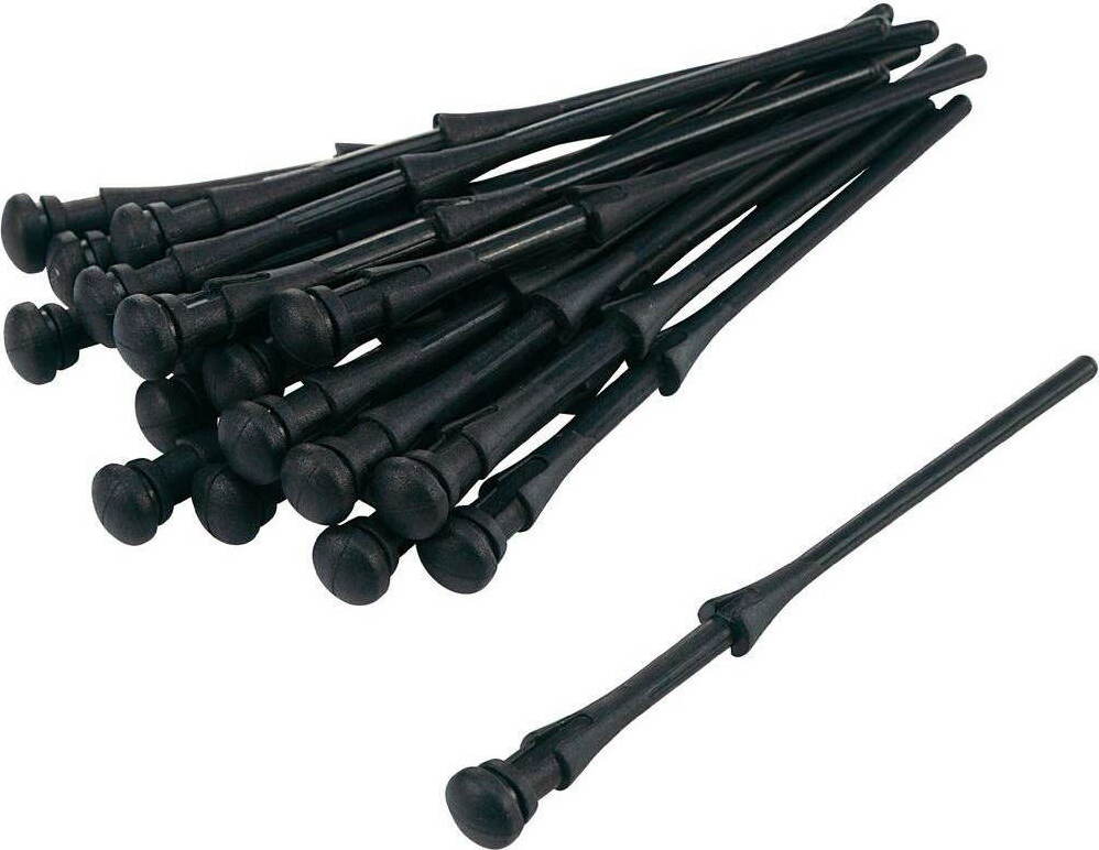 AKASA Black Rubber Case Fan Mounts 20pack