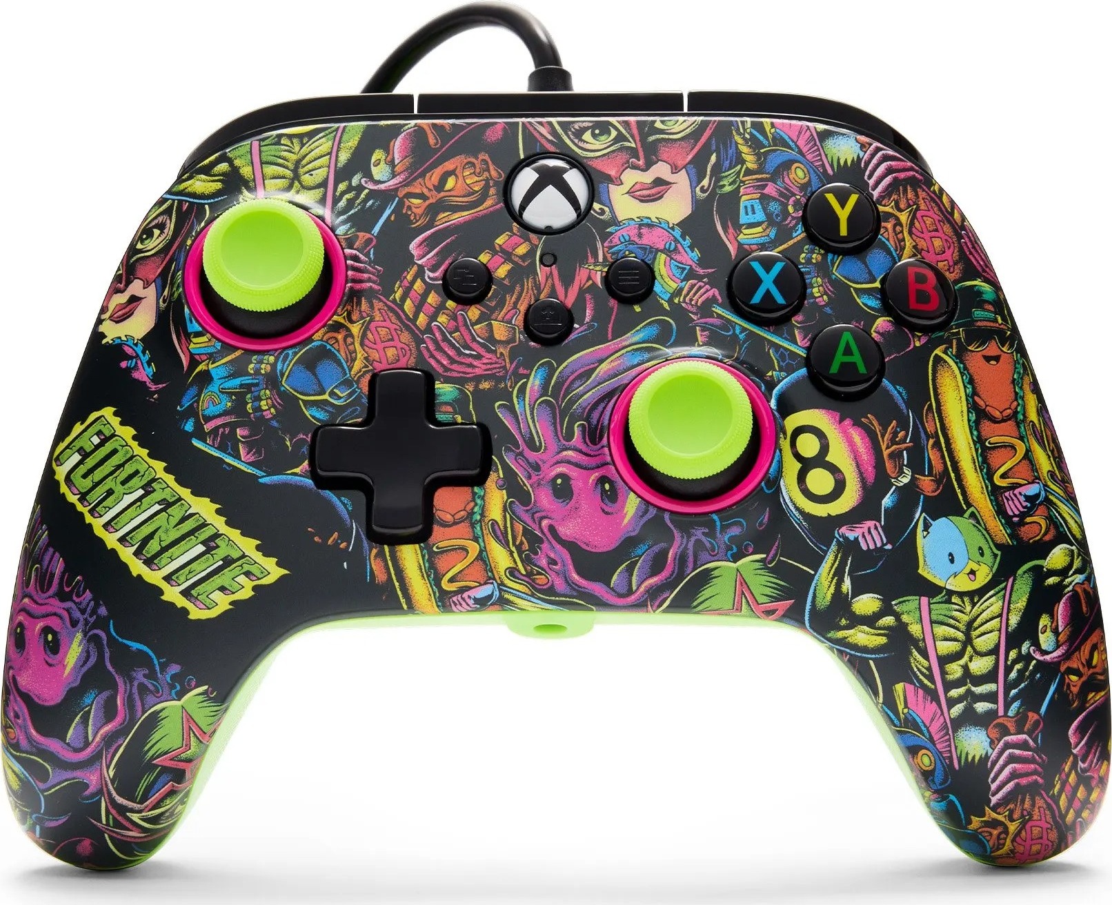 PowerA Advantage Wired Controller na Xbox Series X|S – Fortnite Glow
