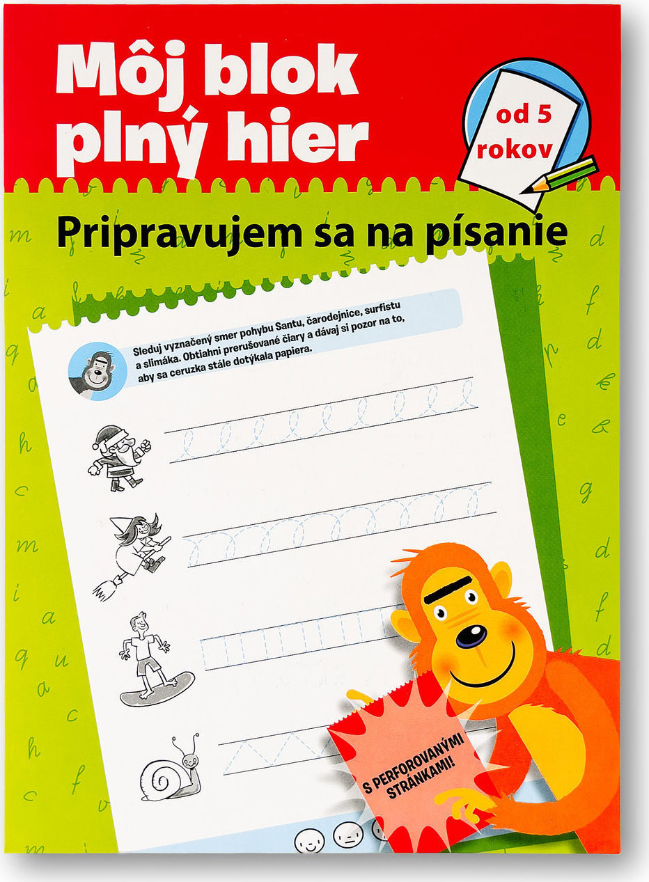 Môj blok plný hier od 5 rokov Pripravujem sa na písanie