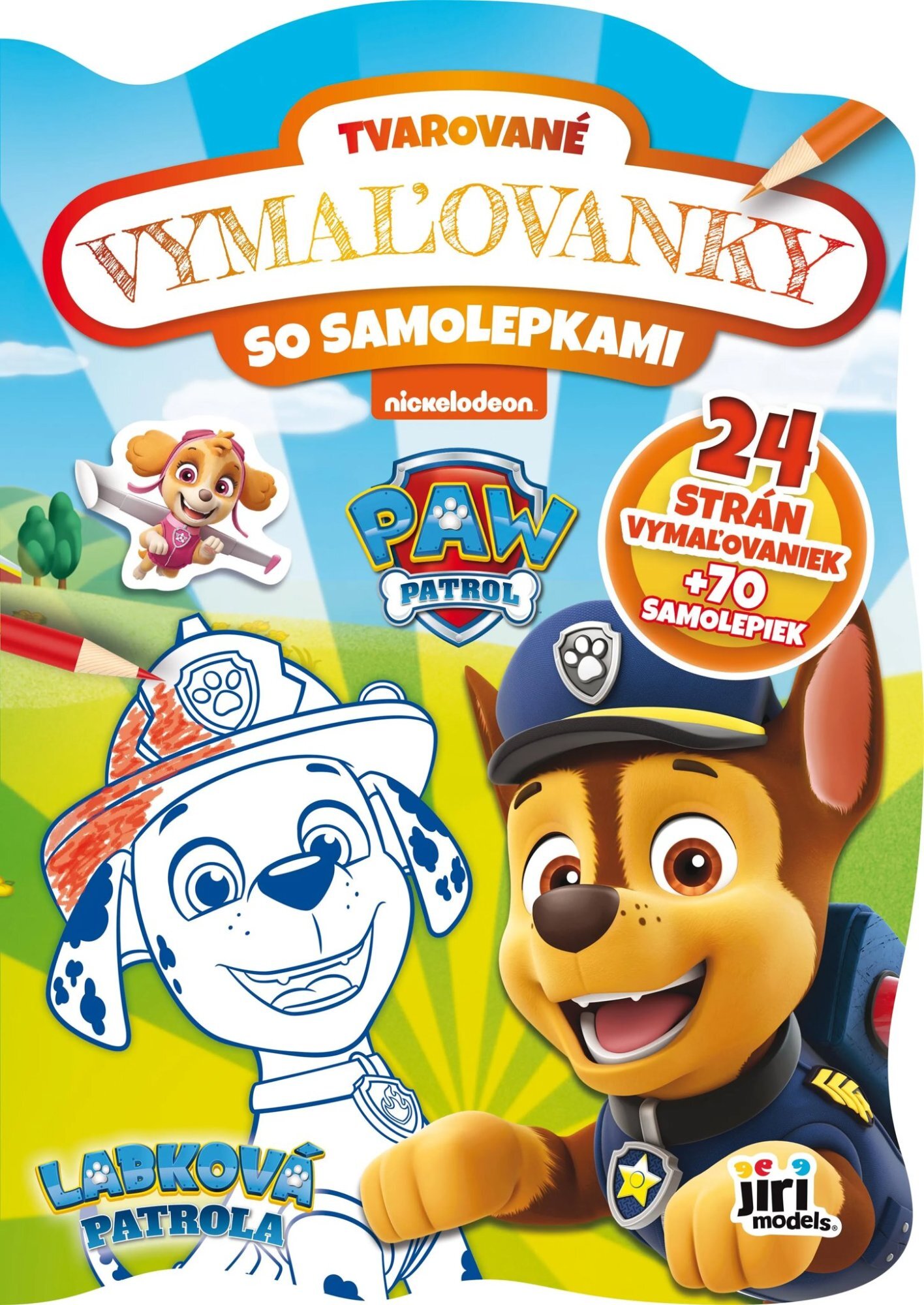 Jiri Models Shaped colouring books Labková patrola