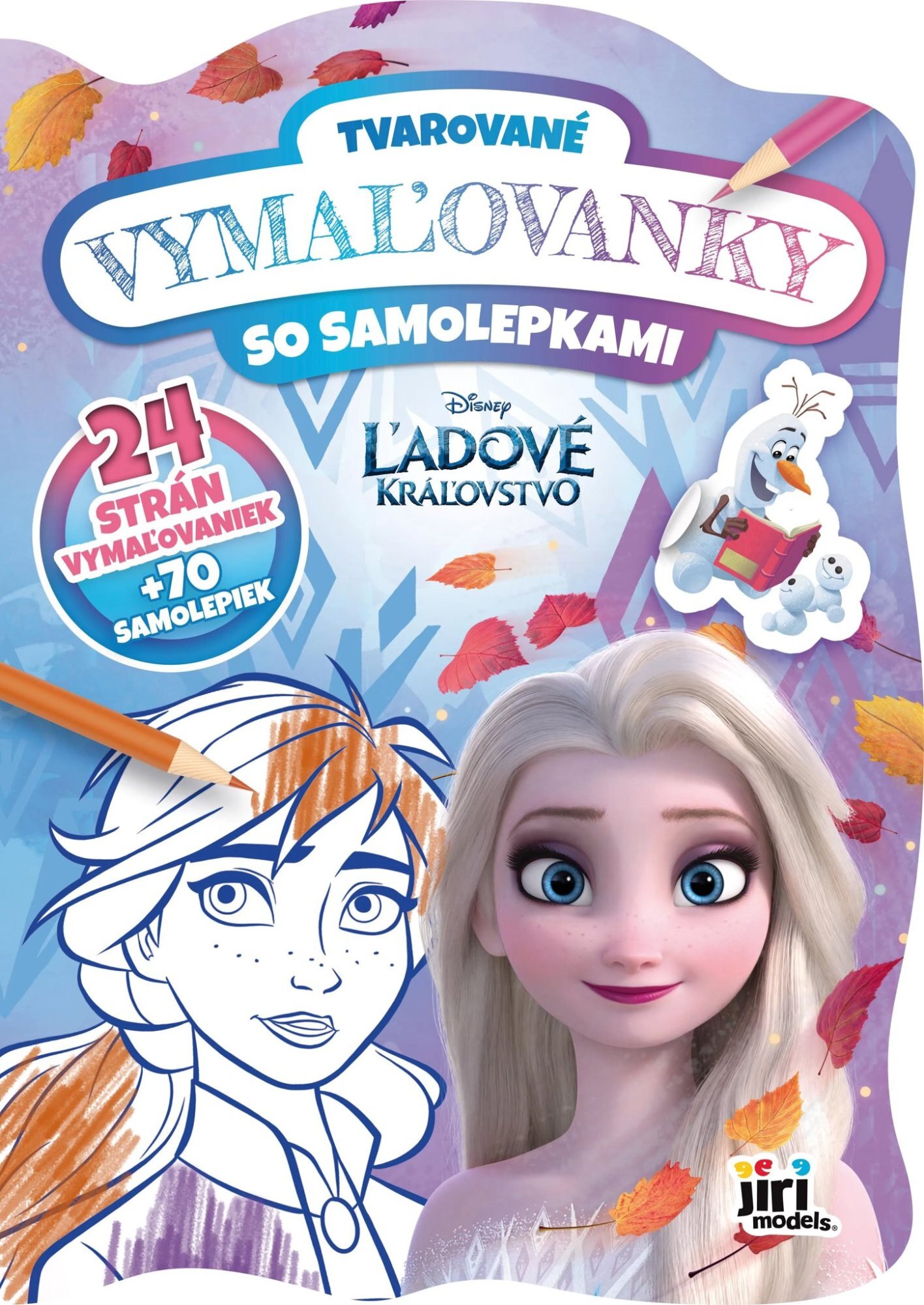 Jiri Models Tvarované maľovanky Ľadové kráľovstvo