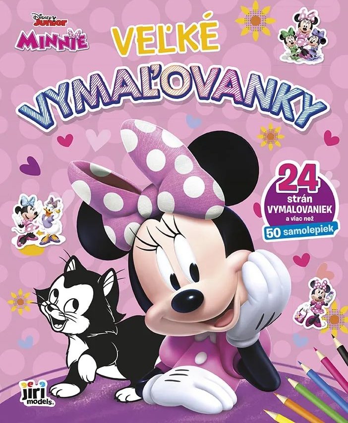 Jiri Models Large colouring books Minnie