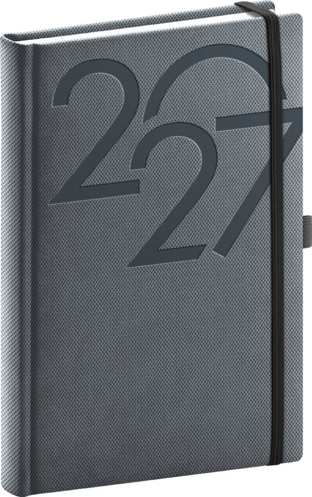 NOTIQUE denný Ajax 2027, čierny, 15 × 21 cm