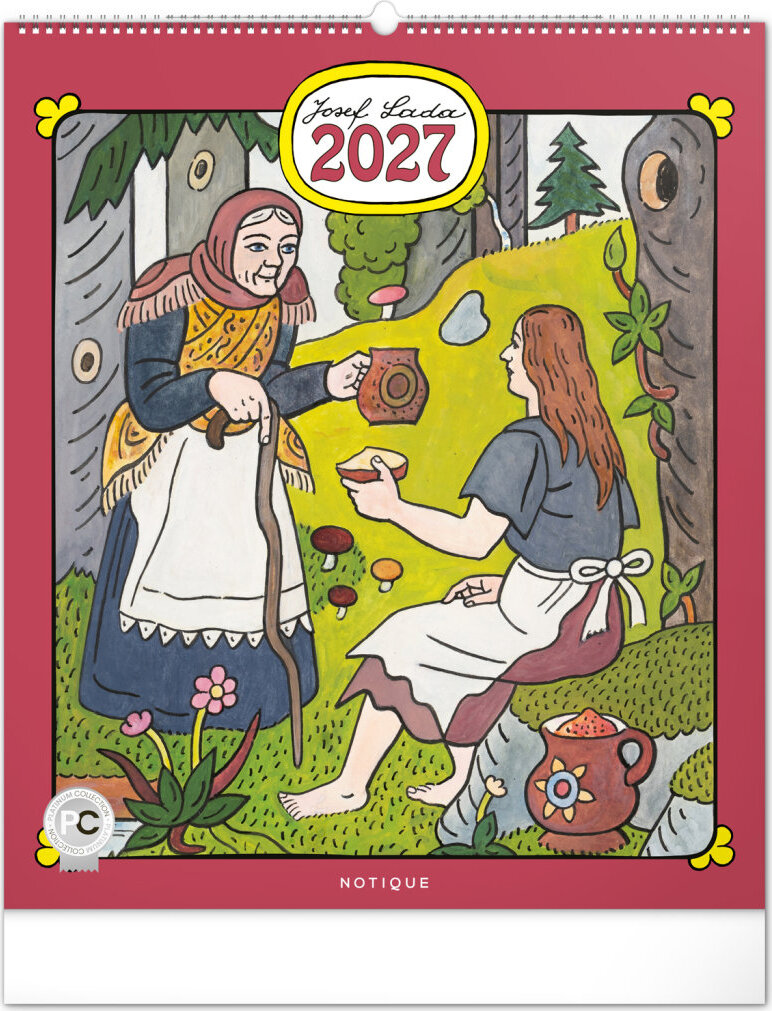 NOTIQUE Josef Lada 2027, 48 × 56 cm