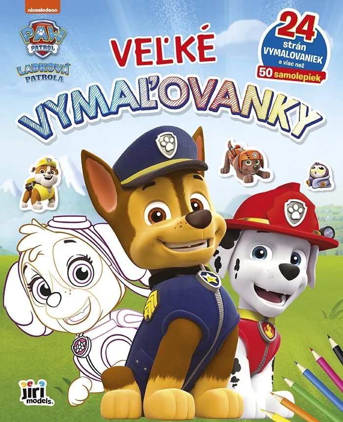 Jiri Models Veľké maľovanky Labková patrola