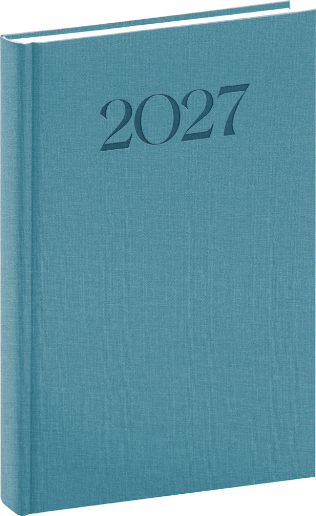 NOTIQUE denný Biella 2027, modrý, 15 × 21 cm
