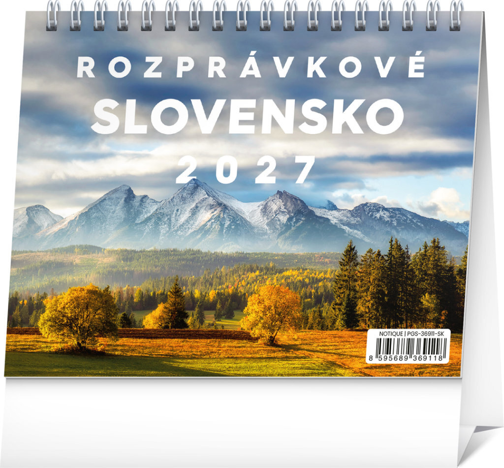 NOTIQUE Rozprávkové Slovensko 2027, 16,5 × 13 cm