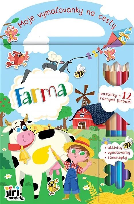 Jiri Models My travel colouring book Farm