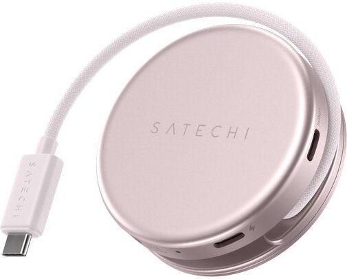 Satechi On-the-Go 5 v 1 multiportový adaptér Blush