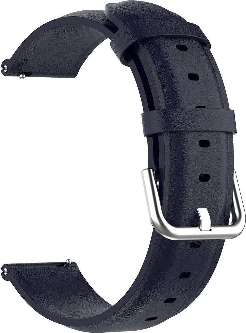 BStrap Leather Lux Universal Quick Release 22 mm, navy blue
