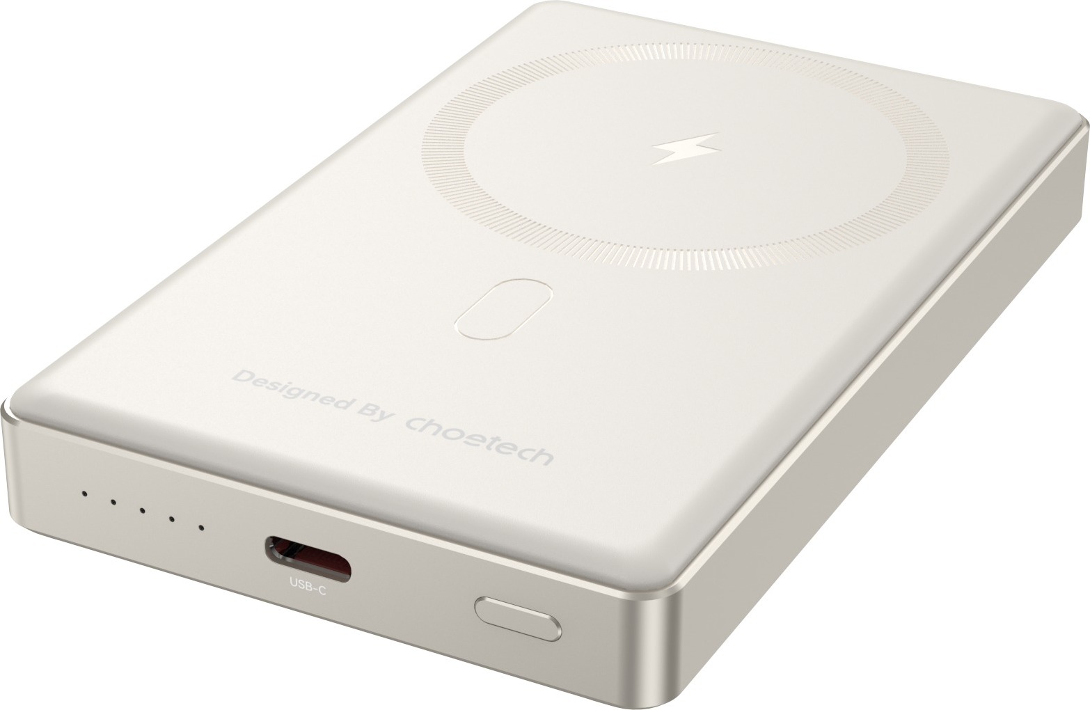 ChoeTech PD20W 10000 mAh Ultra-thin magnetic power bank SUPER SLIM only 14,6 mm – white