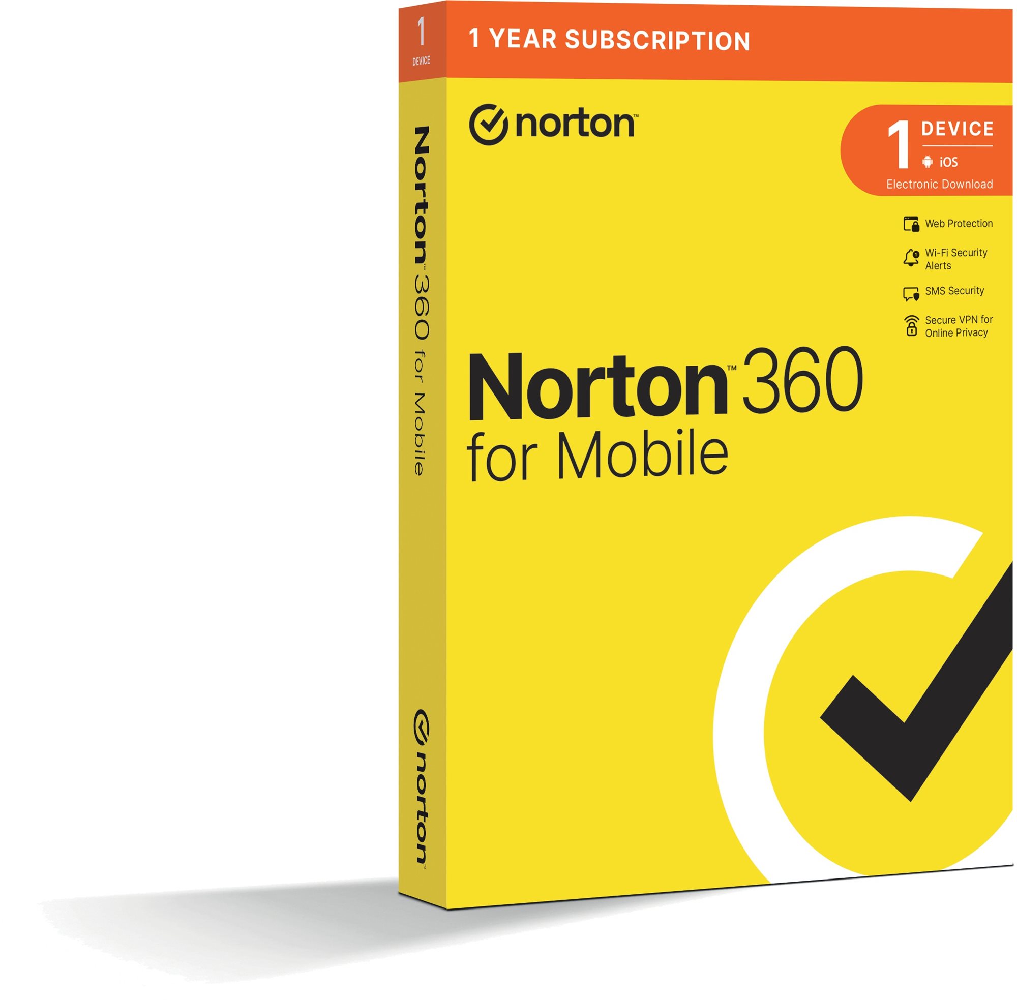 Norton 360 Mobile, 1 používateľ, 1 zariadenie, 12 mesiacov (elektronická licencia)