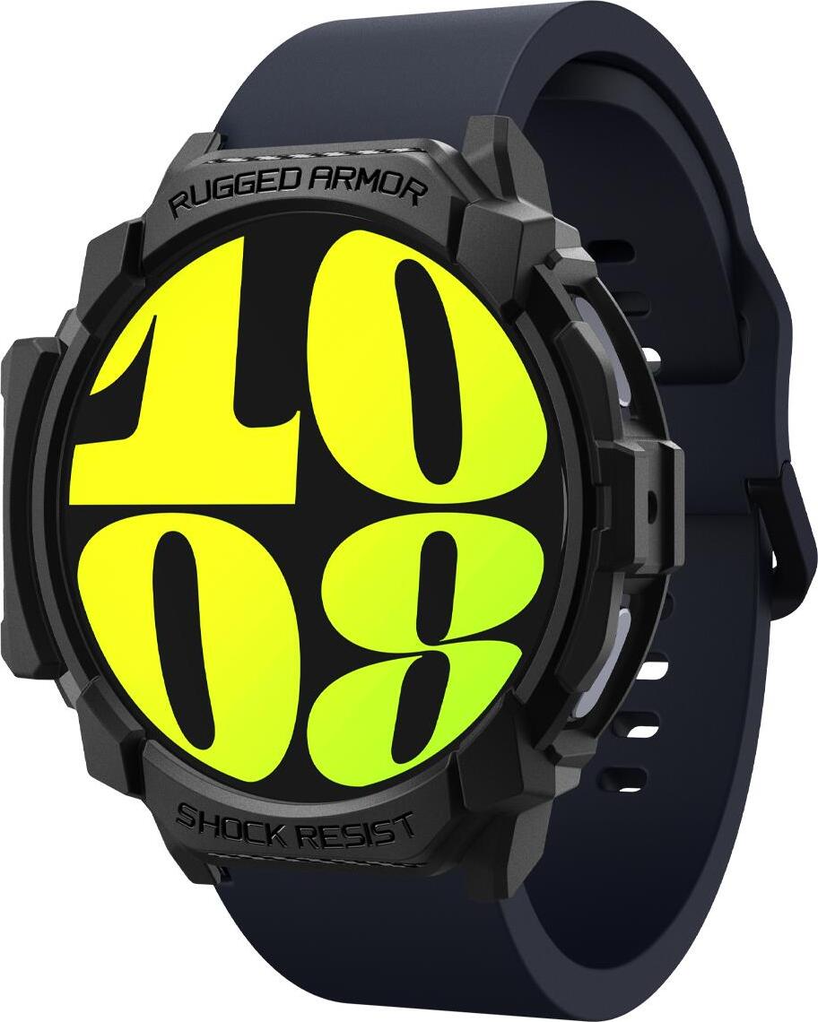Spigen Rugged Armor Matte black Samsung Galaxy Watch7 (44 mm)