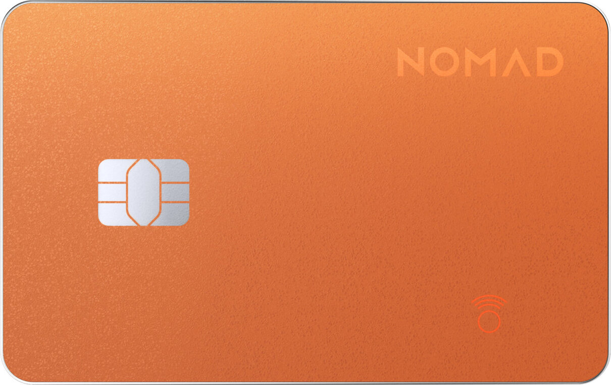 Nomad Tracking Card Pro Find My Stellar Orange