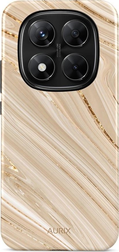 TopQ Kryt AURIX Xiaomi Redmi Note 14 Pro 5G pevný Golden Sands 136522