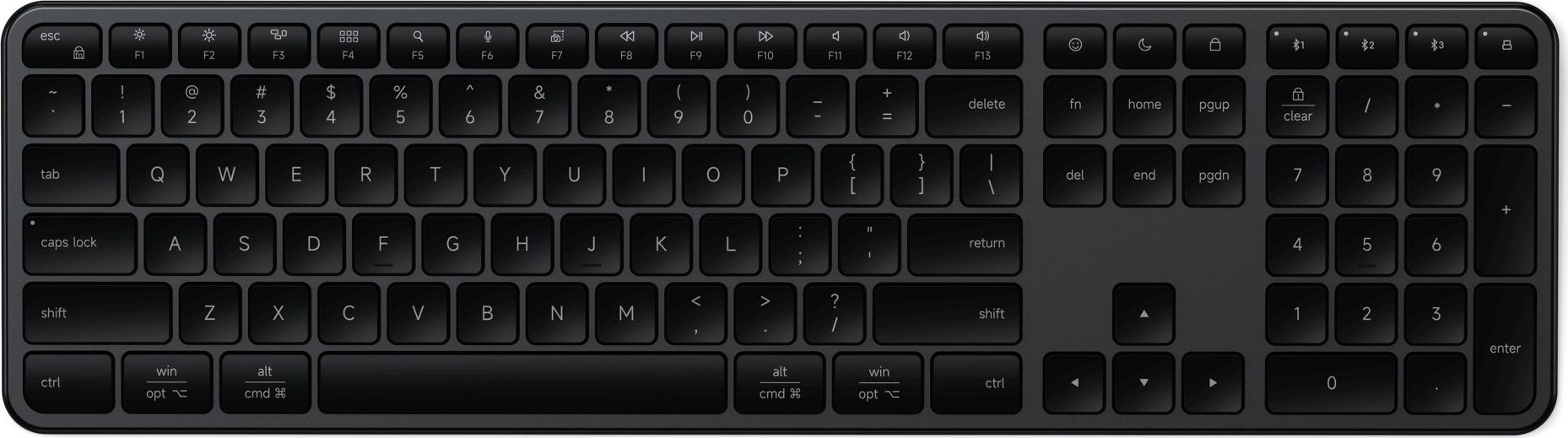 Satechi Slim EX3, vesmírno čierna – US