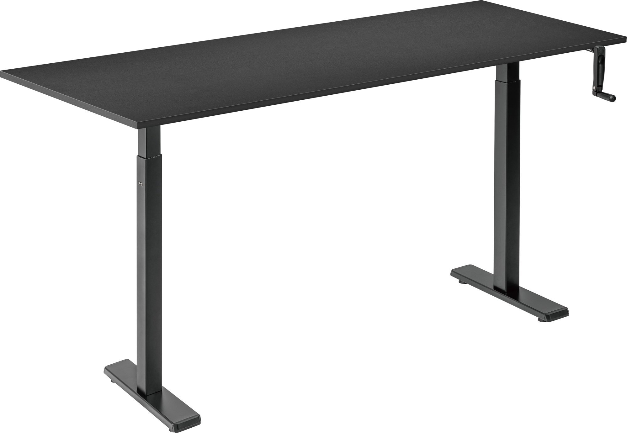 AlzaErgo Table ET3 Essential čierny + doska 160 × 80 cm lamino čierna