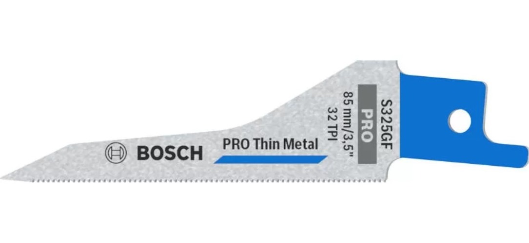 BOSCH List PRO Thin Metal S325GF, 1,25 × 7 × 85 mm, 5 ks