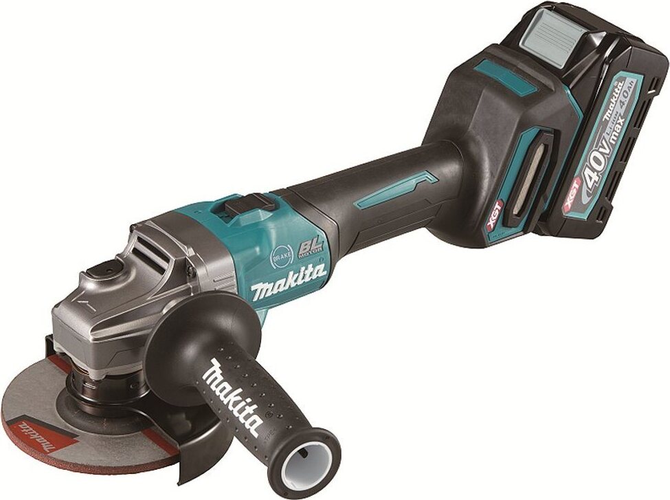 MAKITA Uhlová brúska AKU 125 mm Li-Ion XGT 40 V/4,0 Ah Makpac GA005GM201 (2× 4 Ah)