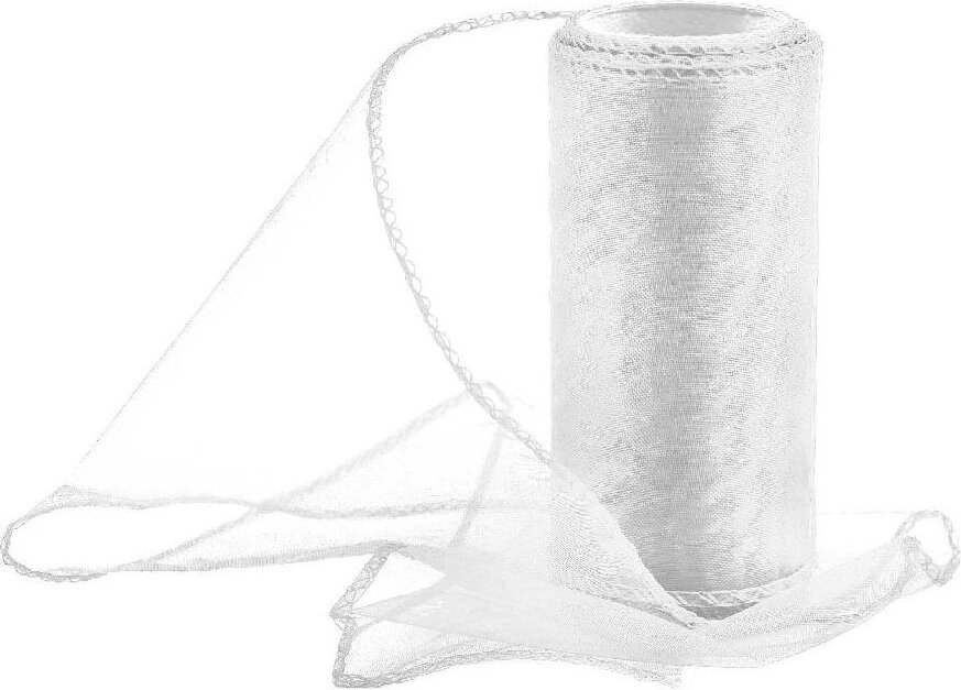 Vikpap Organza 12 cm/10y biela