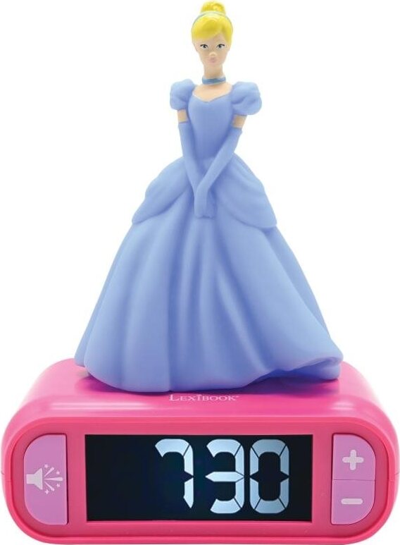 Lexibook Detský budík Disney Princess s nočným osvetlením