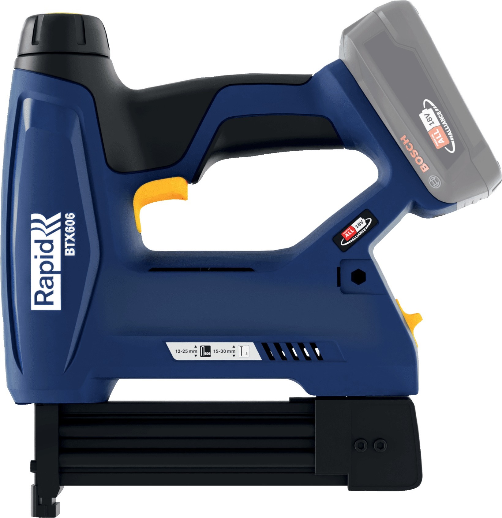 RAPID Pištoľ sponkovacia BTX606 (bez AKU)