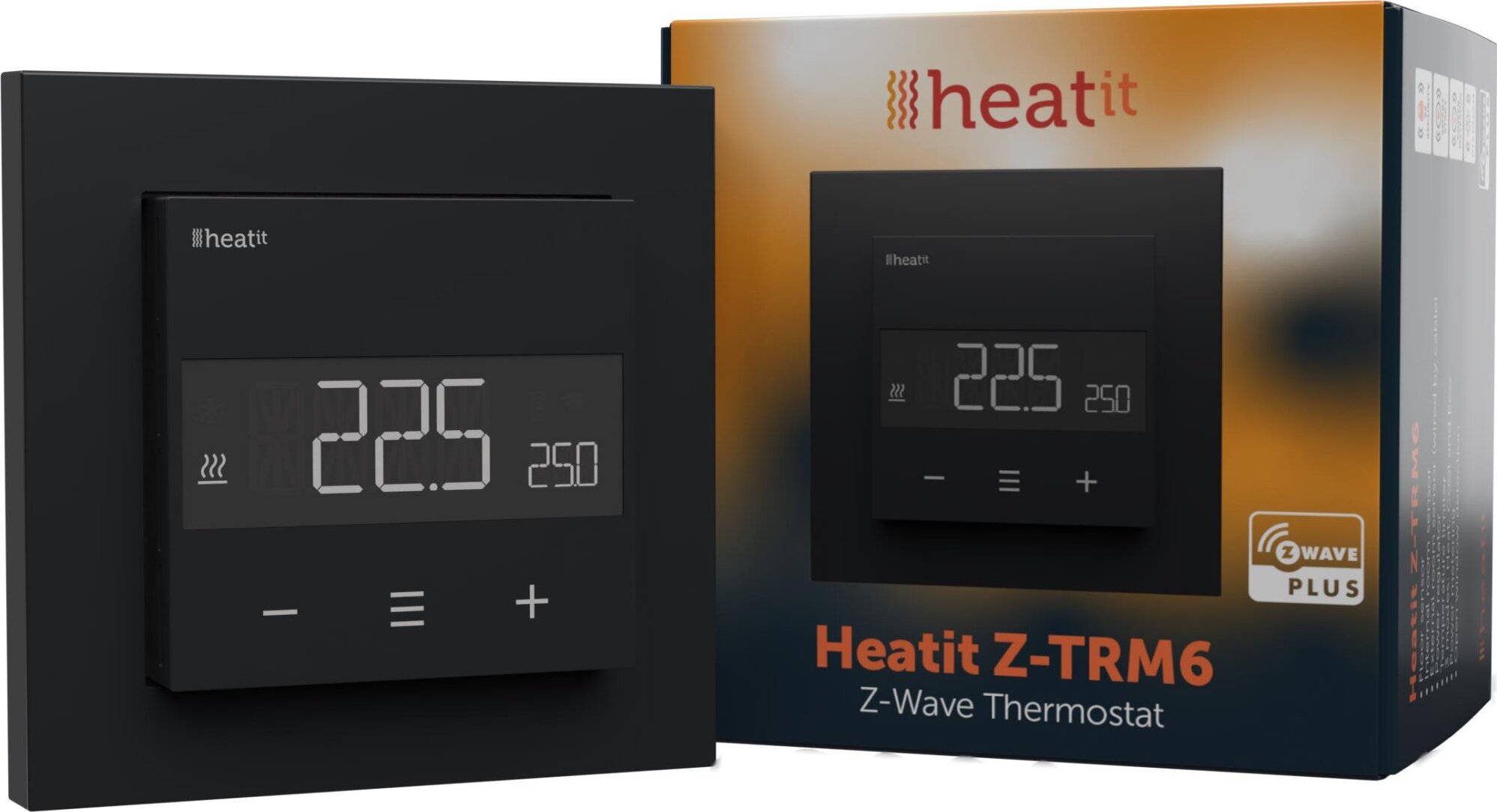 HEATIT Z-TRM6 – Čierna matná