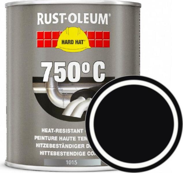 Rust-Oleum Tepelne odolná farba Heat Resistant 750 °C odtieň čiernej