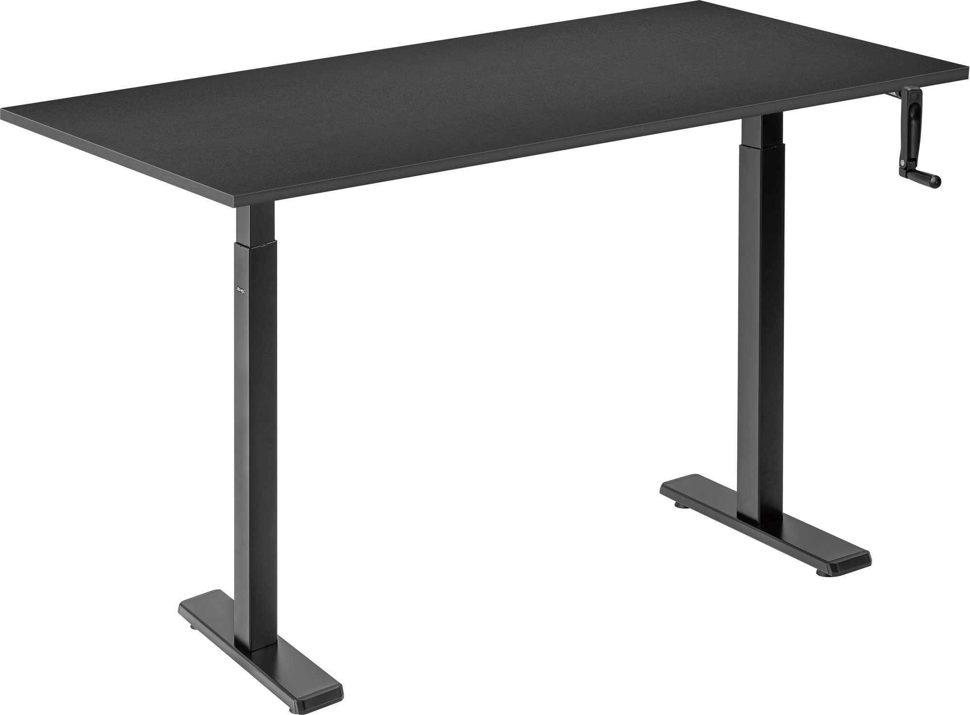 AlzaErgo Table ET3 Essential čierny + doska 120 × 80 cm lamino čierna