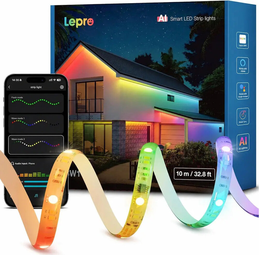 Lepro SW1 AI Smart Outdoor Rgbcw 10 m
