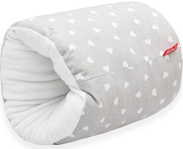 SCAMP Vankúš na dojčenie na ruku Little Heart White Grey