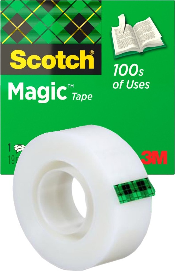 Scotch Magic 19 mm × 10 m, neviditeľná na papieri