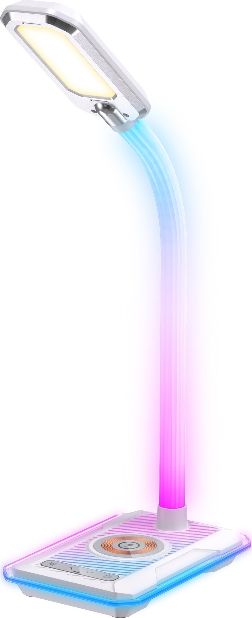 WILIT Gaming Desk Lamp with Wireless Charger and RGB Light