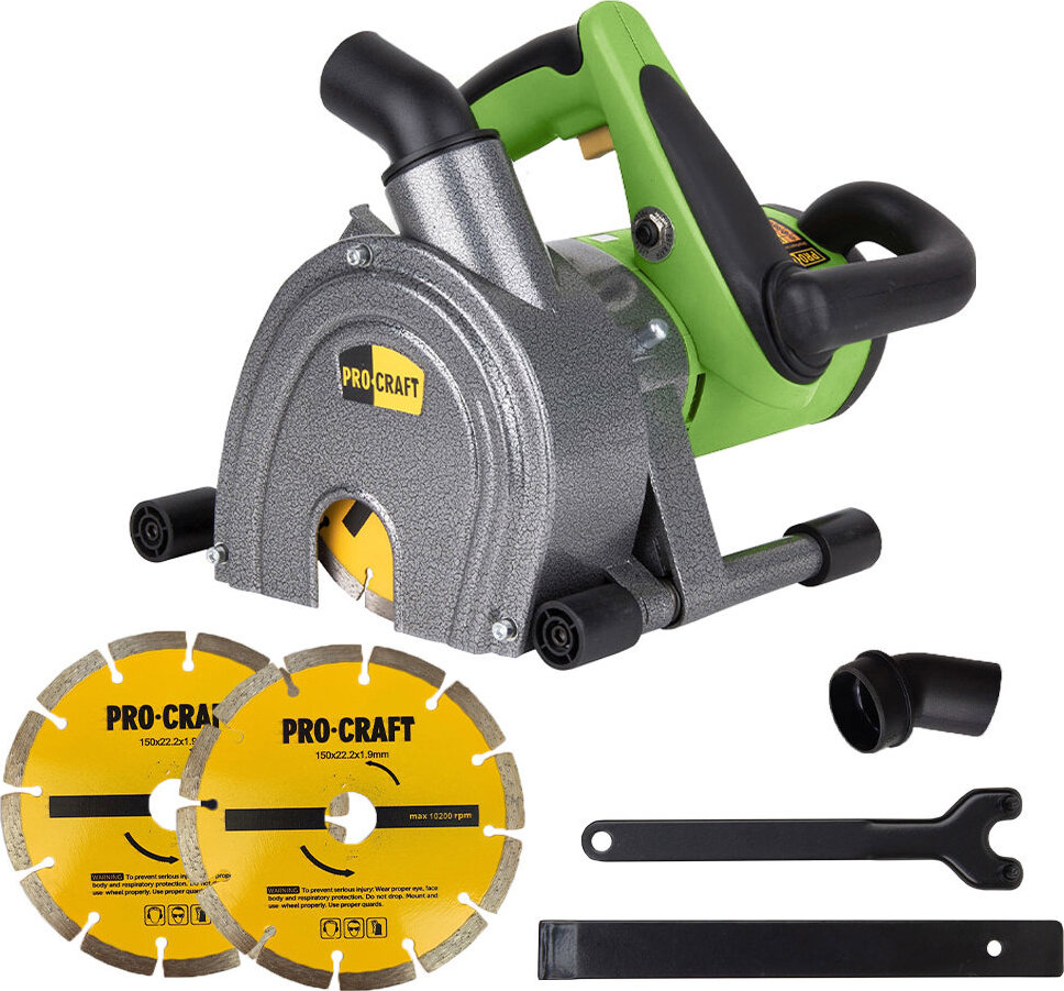 PROCRAFT Drážkovacia fréza do muriva PM2500-230