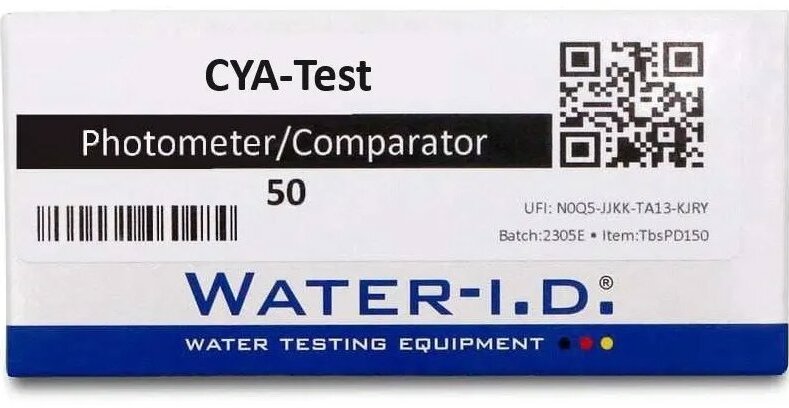 WATER I.D.CYA-Test, Reagencie na meranie kyseliny kyanurovej, 50 tabliet