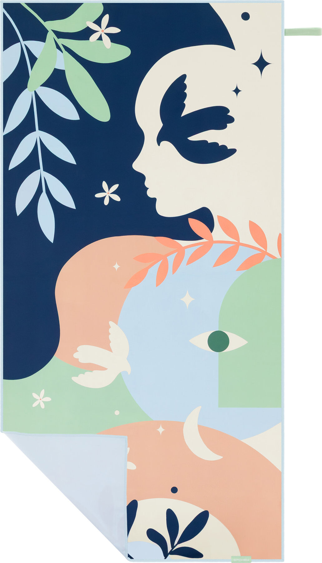 Spokey Harmony Towel – Rýchloschnúci cestovný uterák, 60 × 120 cm