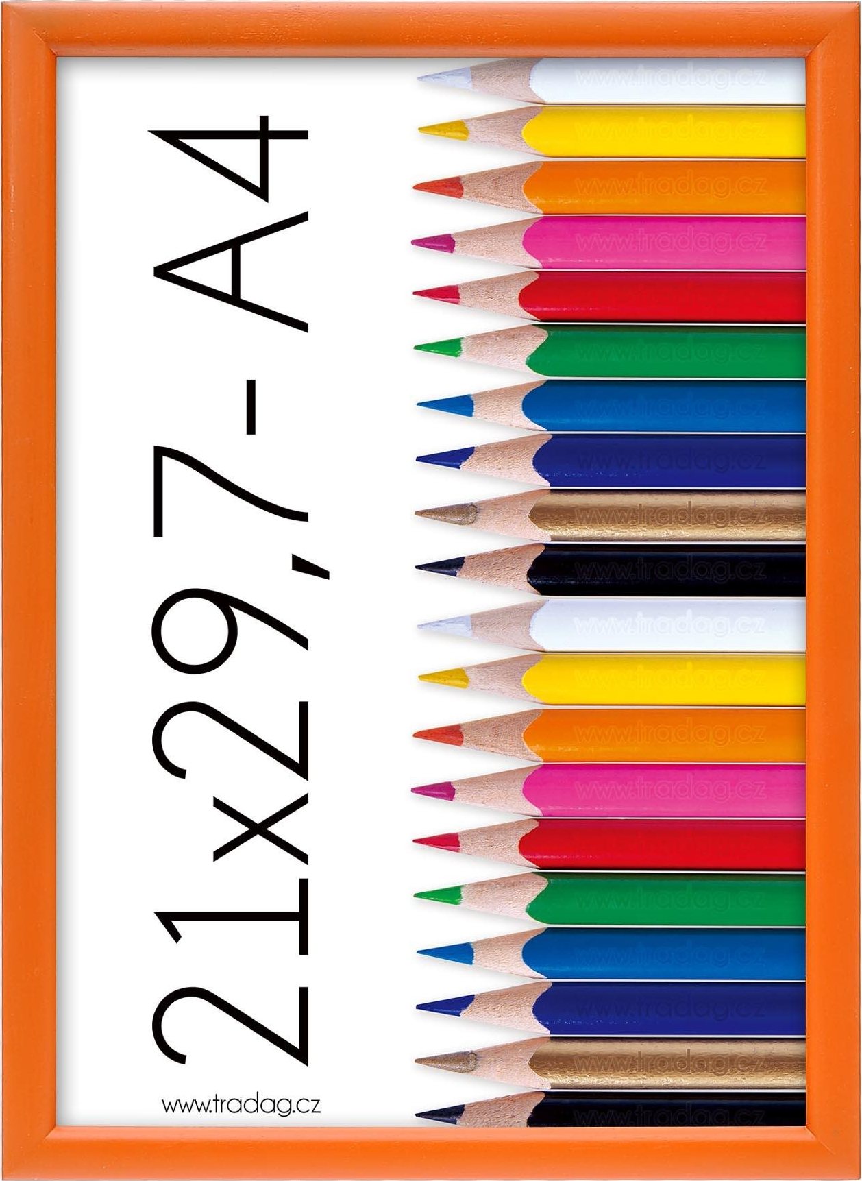 TRADAG Polaris oranžový 21 x 30/A4