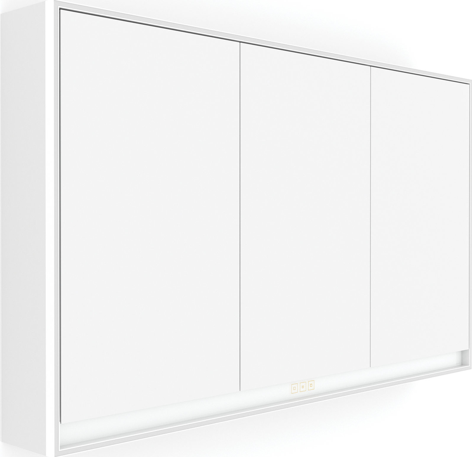 Nimco LED zrkadlová skrinka 120 cm biela – dotykové nastavenie jasu a farby GAB-10006VX-05