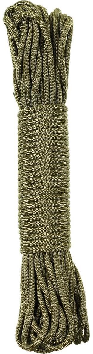 MFH Parachute cord 5 mm × 15,24 m zelené