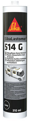 SIKA SikaLastomer-514 C19/12 CTR310 (Butylový tmel), sivý, 310 ml