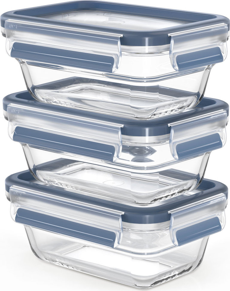 Tefal Súprava dóz 3 ks 0,45 l Masterseal Glass N10520