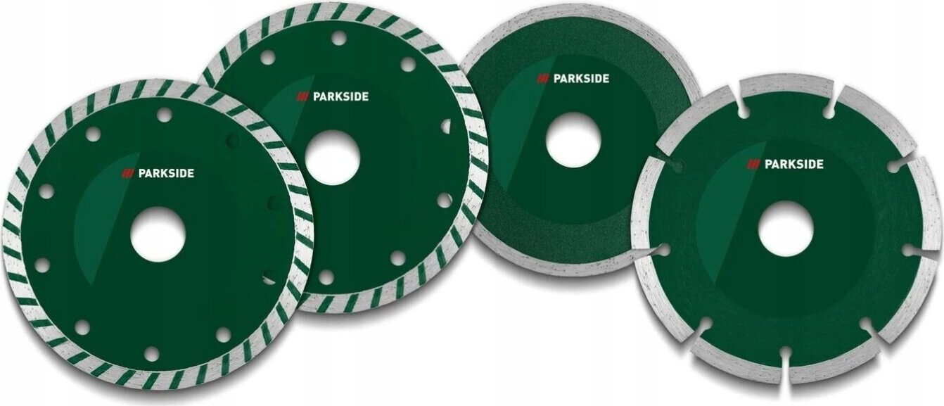 PARKSIDE Sada diamantových kotoučů na beton 125 mm, 4 ks