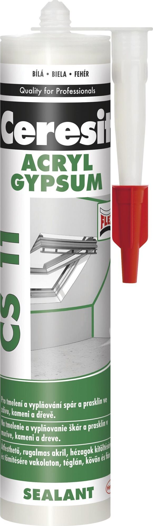 CERESIT CS 11 Acryl biely, 300 ml