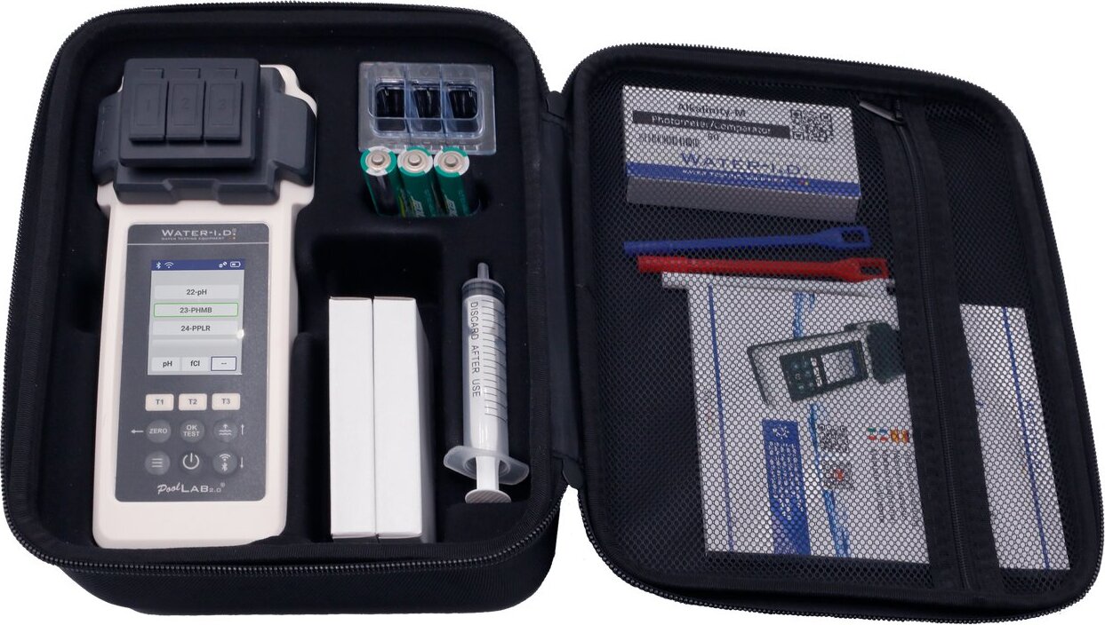 WATER I. D. Fotometer PoolLab 2.0 Kit Štartovacia súprava v puzdre