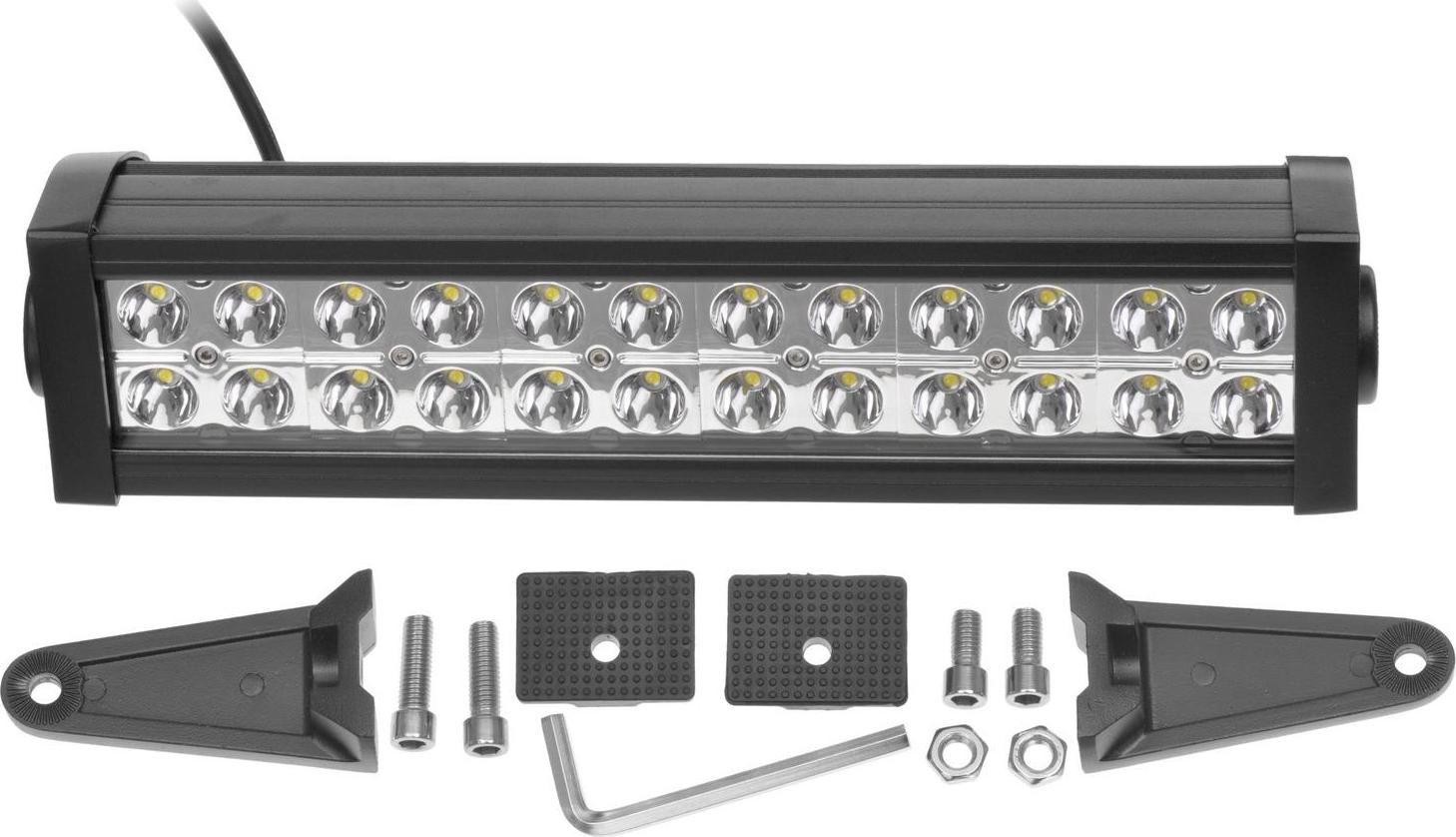 AMIO LED pracovné svetlo 72 W, napätie 9 – 36 V, 24 LED Epistar, dĺžka 400 mm